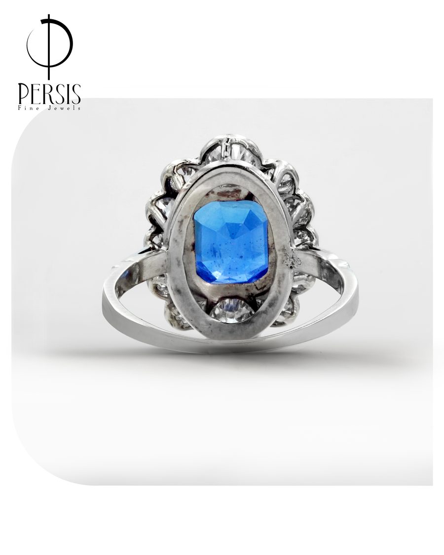 Art Deco Sapphire
