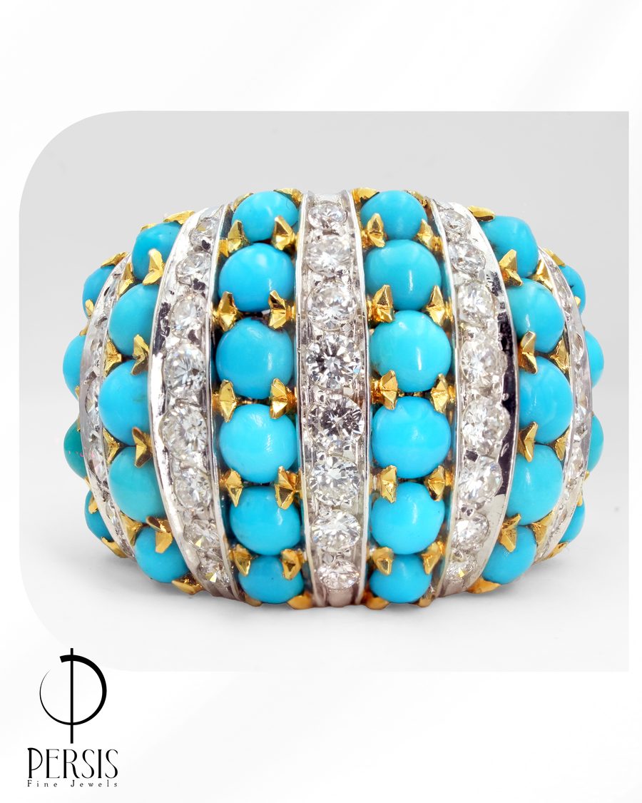 Turquoise Bombé