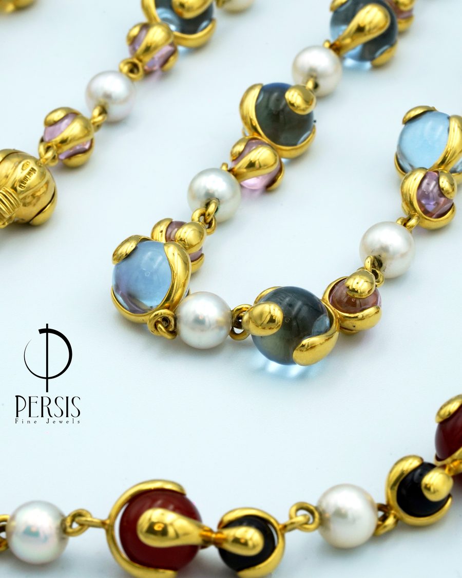 Harlequin Gem Necklace